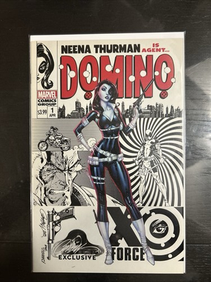 #ad DOMINO #1 C VARIANT DEADPOOL EXCLUSIVE J SCOTT CAMPBELL RAW NM MT COLLECTIBLE 🔥 $37.98