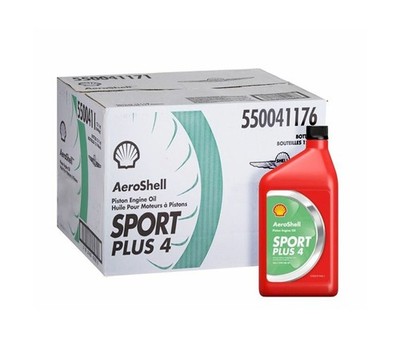 AeroShell Oil Sport Plus 4-550041176 - 12 1Quart Case