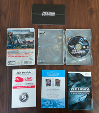 Metroid Prime Trilogy Collector's Edition (2009) Nintendo Wii CIB MINT Tested