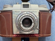 Vintage Kodak Pony 135 Model C Camera Leathera Case Strap