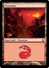 Mountain (32) - Foil - Premium Deck Series: Fire and Lightning #32 MTG Magic The