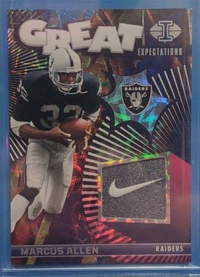 2024 Panini Illusions Great Expectations Marcus Allen 4/9 MEM Nike Swoosh