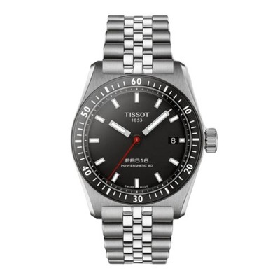 Tissot PR516 Powermatic 80 Unisex Black Dial Automatic Watch T149.407.11.051.00