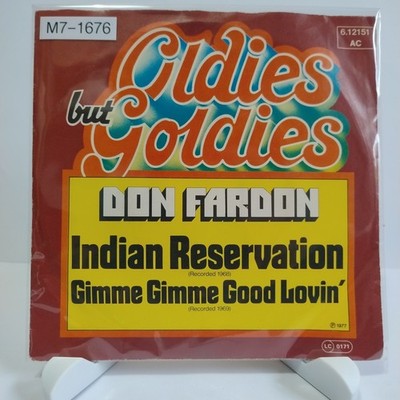 Don Fardon   Indian Reservation, 7'' Vinyl (G/G), Decca, M7-1676