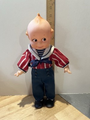 12  Kewpie Doll Vintage Sailors Uniform Rubber Head And Body Vintage