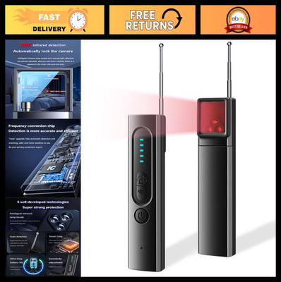 ''Portable Hidden Camera & GPS Detector - Wireless Signal Scanner, 6 Sensitivity