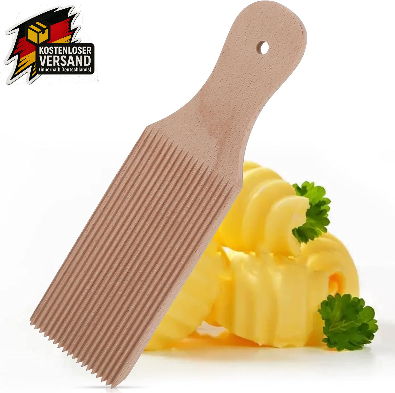 Nudelbrett für hausgemachte pasta – Gnocchi, Cavatelli & Tortellini, aus Buchenh