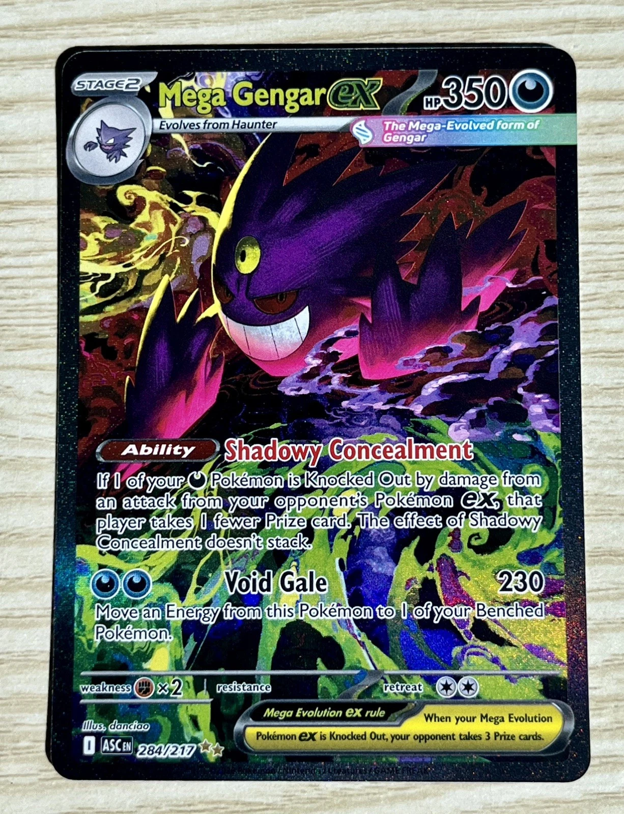 Mega Gengar ex - Ascended Heroes #284 Price & Value ($833.70