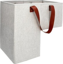 Stair Baskets Carpeted Wooden Stairs 16 LX 10 W X 16 H Foldable Staircase Basket