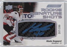 2023 Engrained 2022-23 Update Rookie Signature Shots /299 Mads Sogaard Auto 1f8v