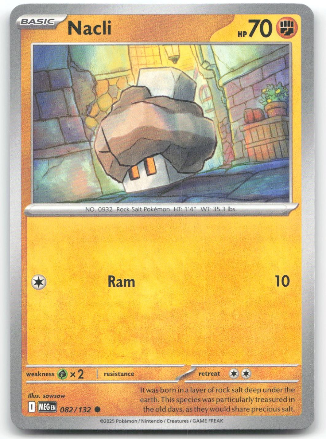 Nacli #082/132 Common | ME01: Mega Evolution | 2025