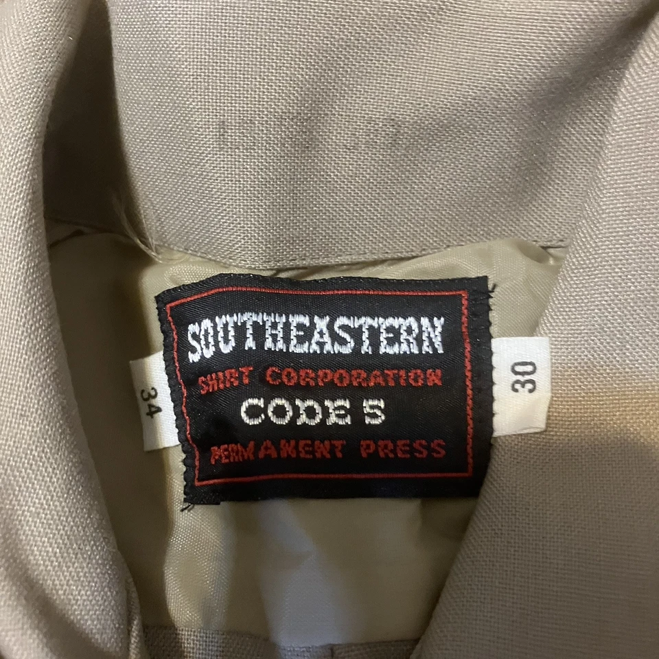 Vintage Police Correctional Security Officer Uniform Lot Of 6 Shirts - 60s/70s - Image 3 of 4