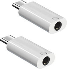 USB-C to 3.5Mm Audio Headphone Adapter, Apple Mfi Certified 2 Pack Iphone Aux C