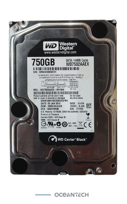 Western Digital 750GB WD7502AAEX 64MB SATA III 7200U 3.5''