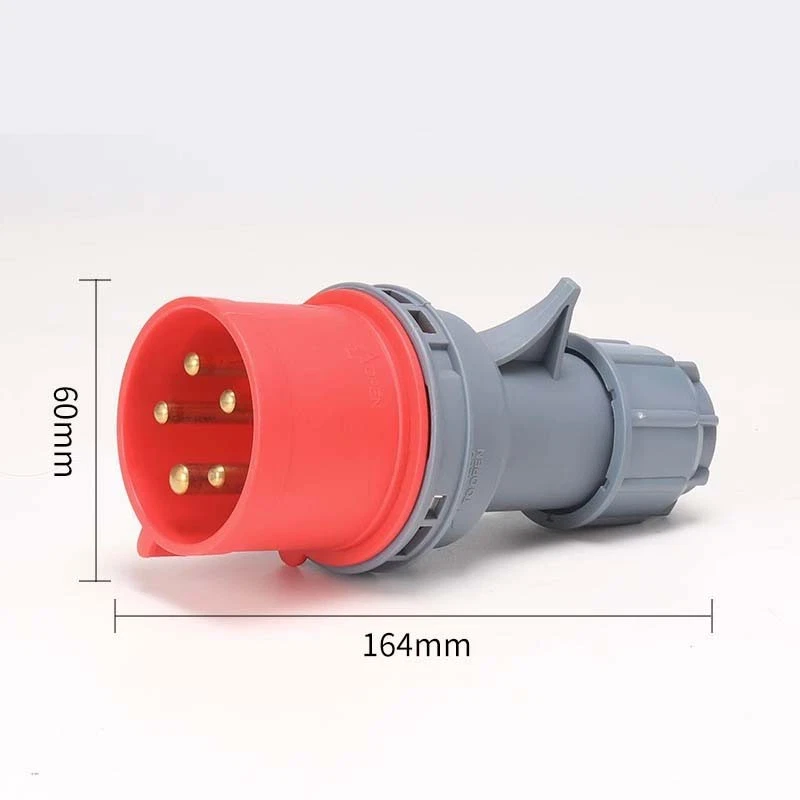 Starkstrom Adapter 32A Stecker auf 16A Kupplung - -50 cm Kabellänge IP44 DHL - Bild 3 von 4