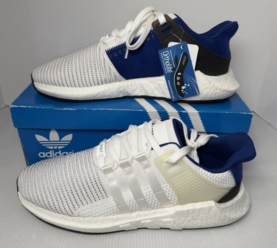 Adidas EQT SUPPORT 93/17 Running White Royal Blue Black BZ0592 Mens Sz 12 Shoes
