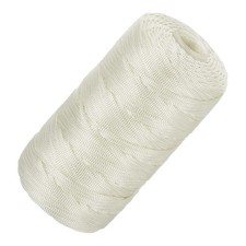 Nylon String Cord 2.5mm x 218Yards Rope Braided Thread Beading Cord,Light Beige