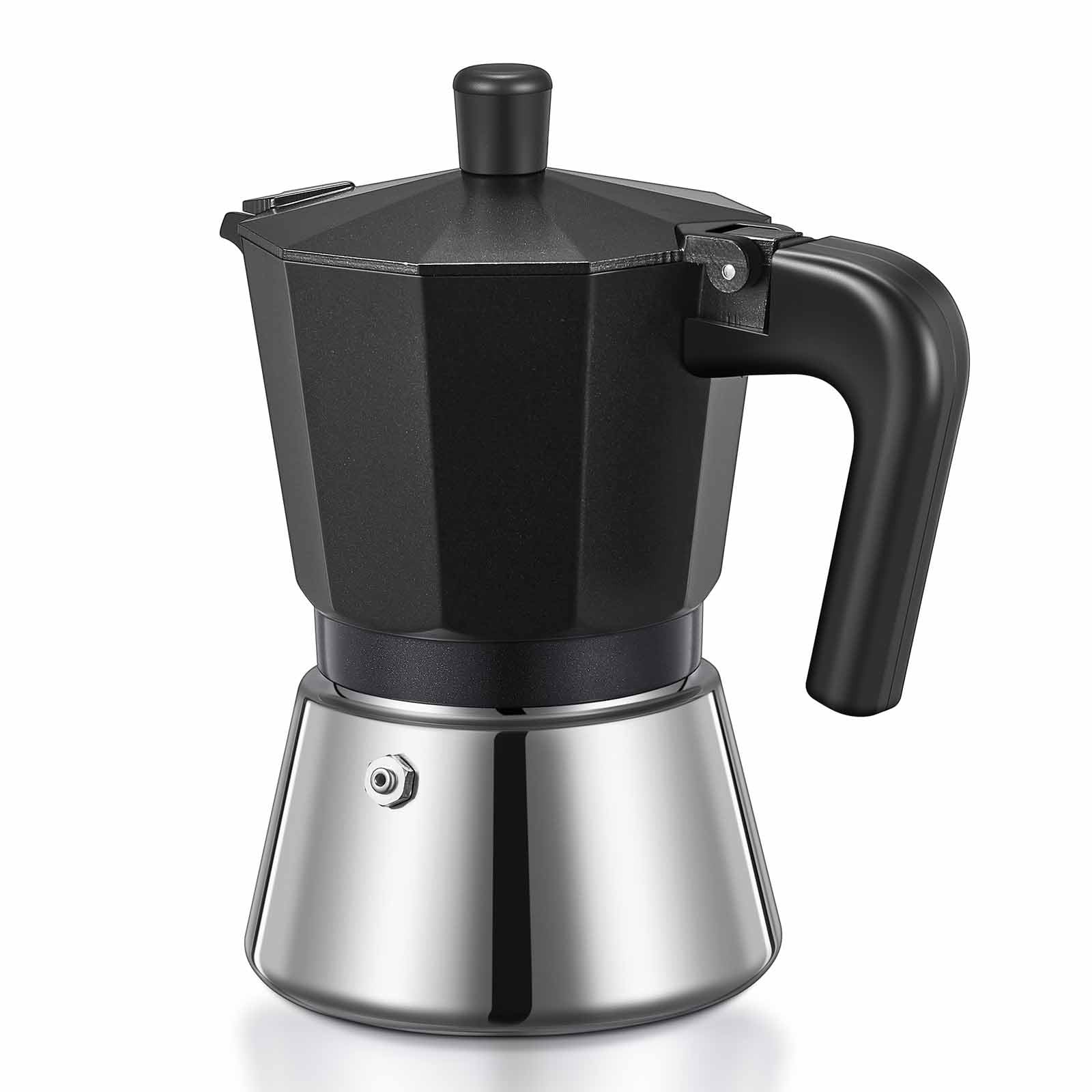 Cafetière espresso pour plaque à gaz, fini le café insipide