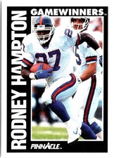 Rodney Hampton 1991 Pinnacle #371 New York Giants