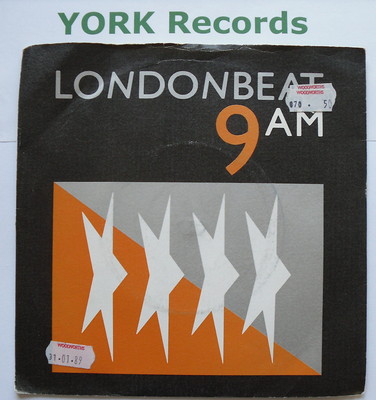 LONDON BEAT - 9 AM (The Comfort Zone) - Excellent Con 7'' Single Anxious ANX 008