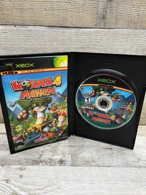 Worms 4: Mayhem (Microsoft Xbox, 2005) Resurfaced disc
