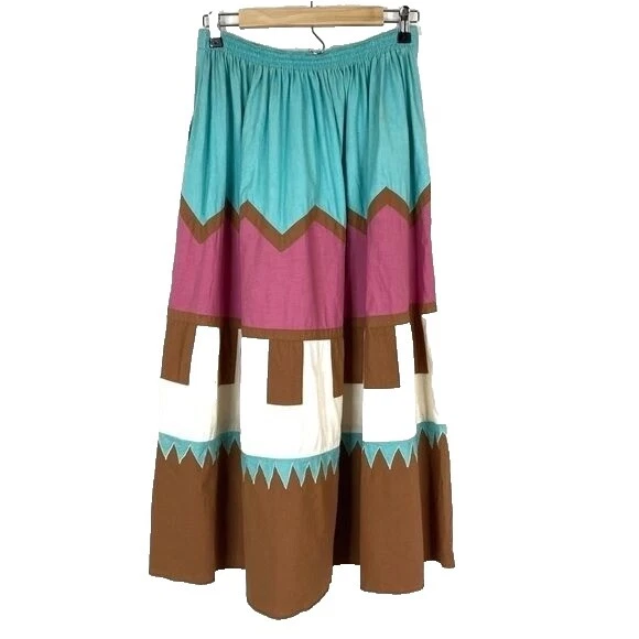 Multi-Color Ethnic/faldas Vintage campesina para Mujeres