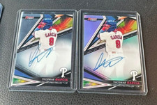 2022 Bowman's Best Yhoswar Garcia Refractor Auto & Base Auto