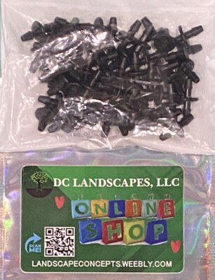Pack Of 50 Barb Tubing Coupling 1/8   Drip Irrigation Connector 1/8 inch Barbed