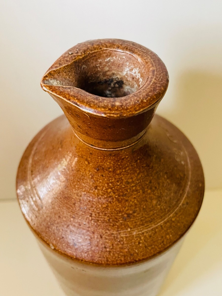 Vtg Bottle Salt Glaze J. Bourne & Son P & J Arnold London Denby