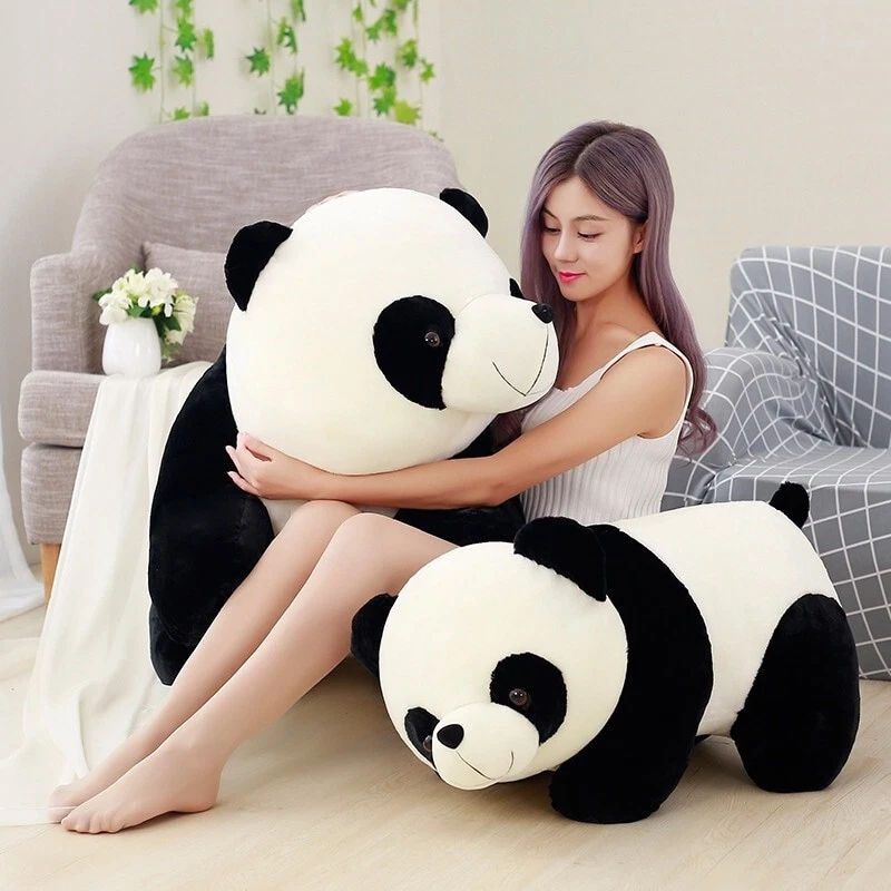 Big Giant Panda Doll Plush Stuffed Animal Bear Doll Pillow Soft Toy Kids Gift - Image 3 of 4