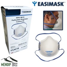 Easimask FSM18 FFP3 Unvalved Cup Shape Face Mask - MRI Safe