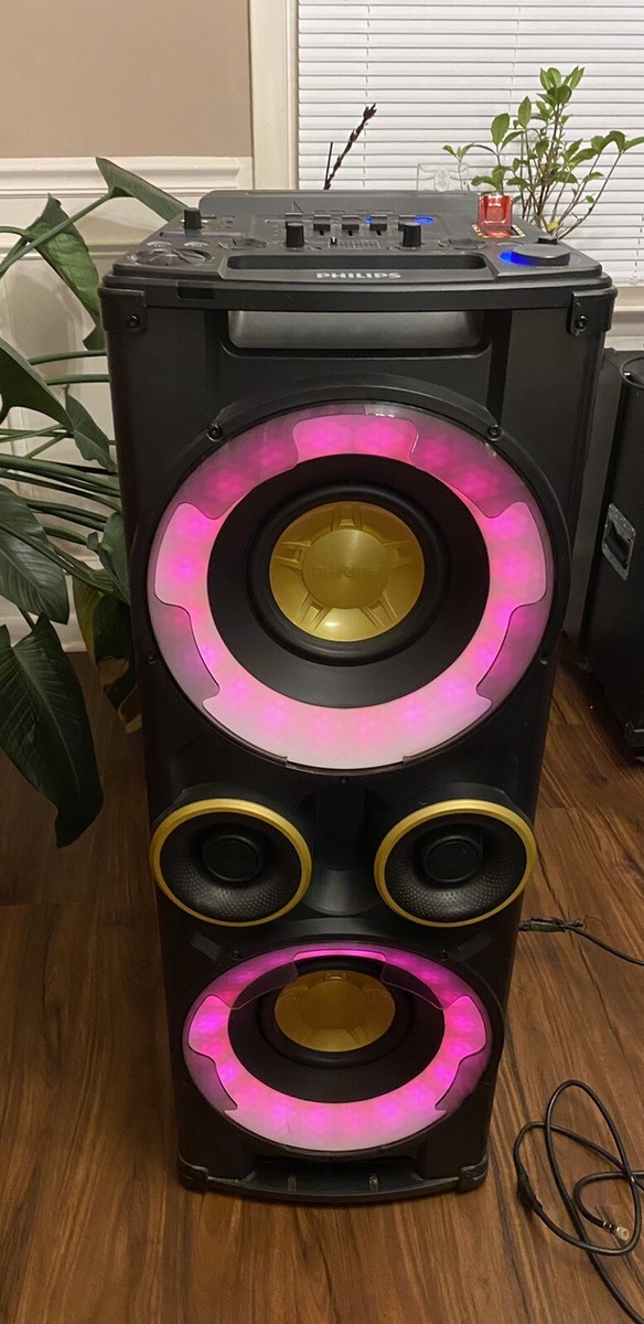 Philips NX5 Blue Tooth Speaker / CD/ Radio DJ Effect/ multi-colors