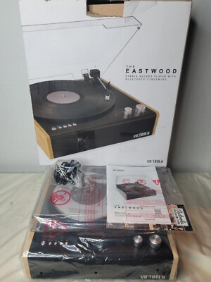Victrola Eastwood 3-Speed Bluetooth Turntable with Built-in Speakers - NEW