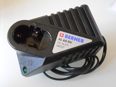 BERNER Ladegerät AL 60 DV 148727 #  7,2-14,4 Volt  #  WIE NEU