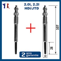 GlüHkerze Vorgesehen FüR 206 306 406 607 807 Boxer Expert Partner 2.0 Hdi