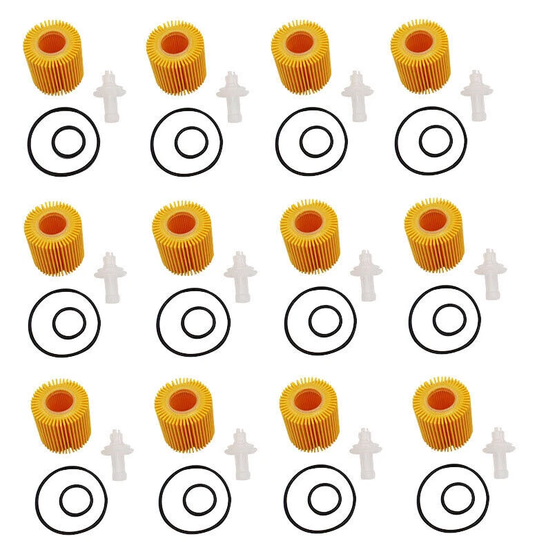 12Pack For Toyota Corolla prius Matrix Scion IM XD Lexus Oil Filter 04152-YZZA6 Foto 4 de 4