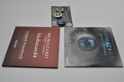 BIOHAZARD CORD Veronica REVELATIONS GAME SHOW CD Badge Set Resident Evil Capcom - Imagen 9 de 12