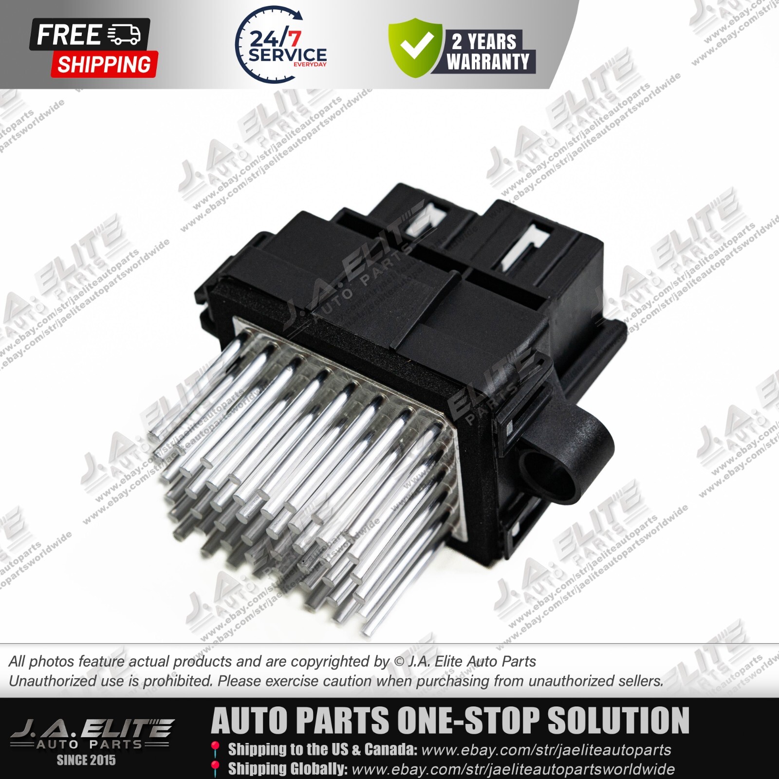 2pcs Blower Motor & Power Module Kit fit Maserati Ghibli Quattroporte