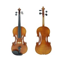 new Master Acoustic Violin 4 String Flame Maple Ebony Fittings Case Bow String