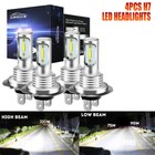For Hyundai Sonata 2011-2014 8000K LED Headlight High Low Beam Combo 4*Bulbs Kit
