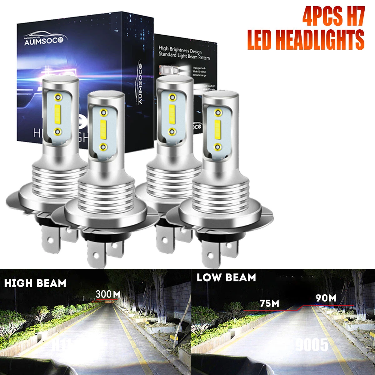 For Hyundai Sonata 2011-2014 8000K LED Headlight High Low Beam Combo 4*Bulbs Kit
Opens in a new wind