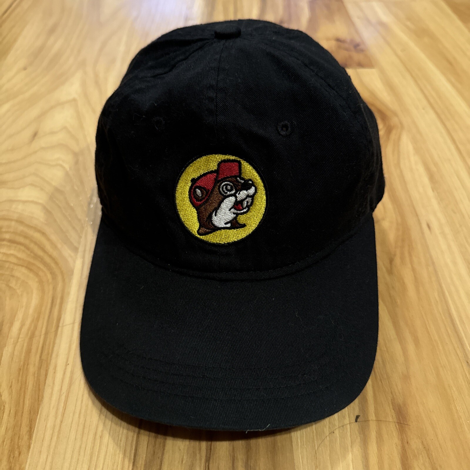 Buc-ees Black Adjustable Strapback Six Panel Dad … - image 1
