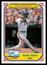 1984 Topps Drake's Big Hitters #31 Mookie Wilson NM or Better