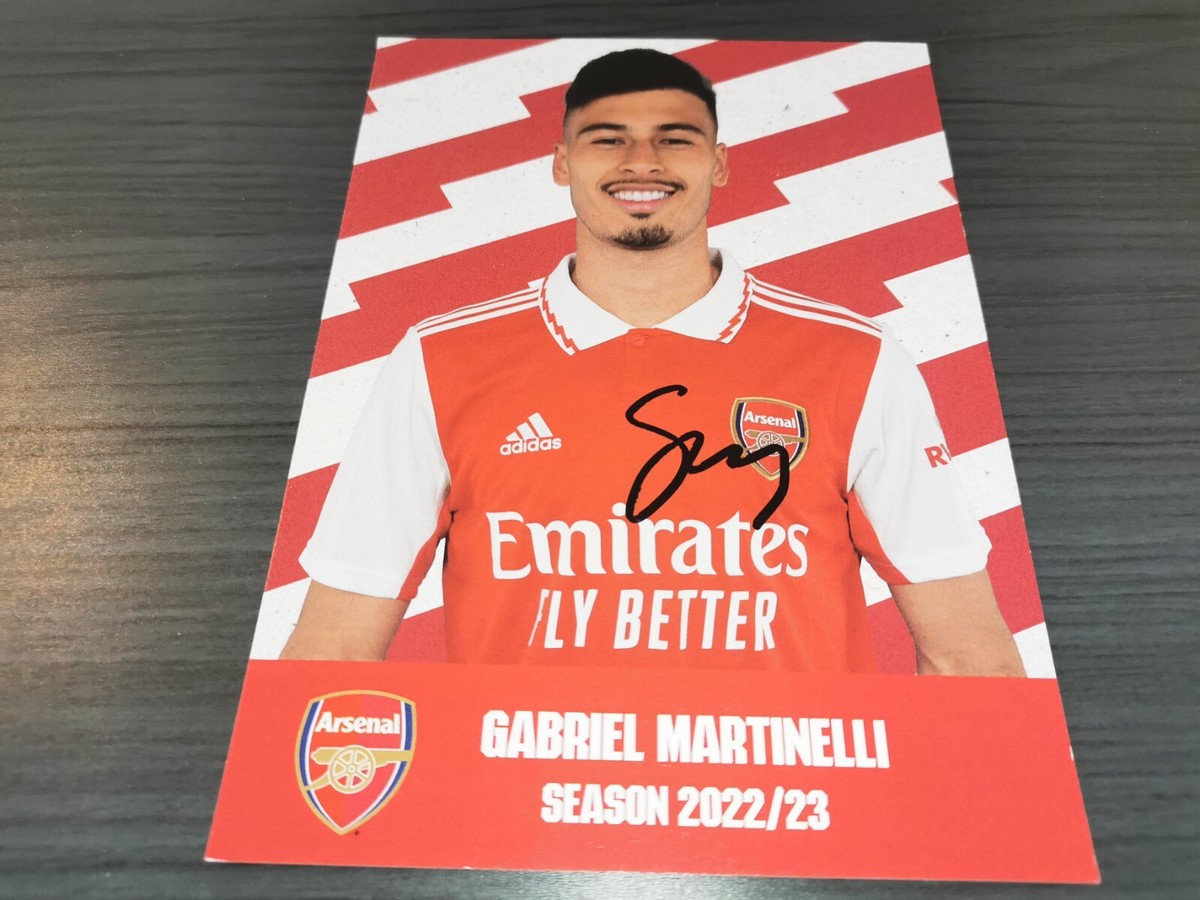 Gabriel Martinelli hand signed Arsenal autograph card | eBay