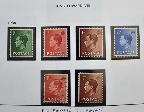 GREAT BRITAIN COLLECTION IN DAVO ALBUM 1870 TO 1970 - Picture 17 of 24