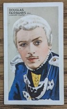 1934 Gallaher Screen & Stage Champions Cigarette Card #44 Douglas Fairbanks Jr.