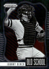 2021 Panini Prizm Old School #8 Johnny Bench