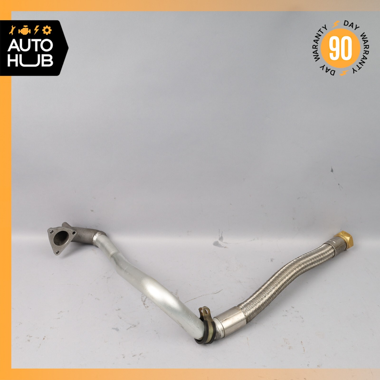 02-07 Maserati Spyder 4200 GT M138 Engine Heat Exchanger Oil Feed Line OEM 61k