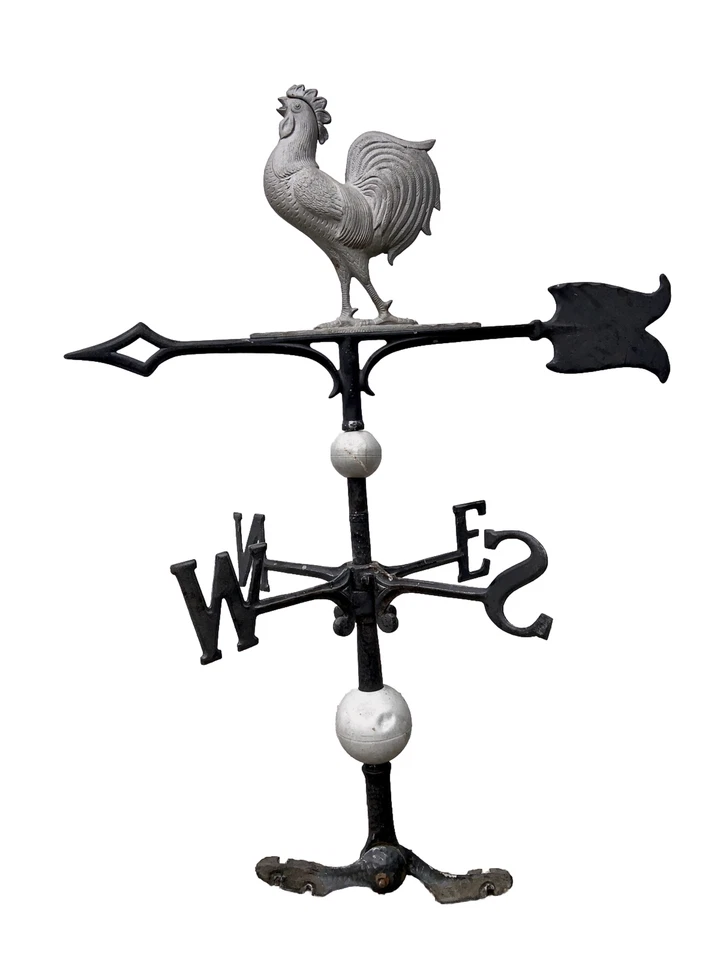 Veleta vintage 1970 gallo pollo gallo granja mediados de siglo Foto 2 de 4