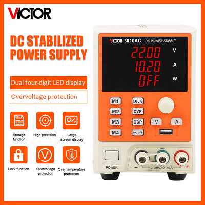 VICTOR 3005AC 3005C 3010AC Bench Switching Code Type DC Power Supply Stabilizati
